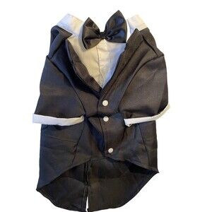 Kuoser Dog Tuxedo Black Plus XXL Formal Wear For Your Wedding